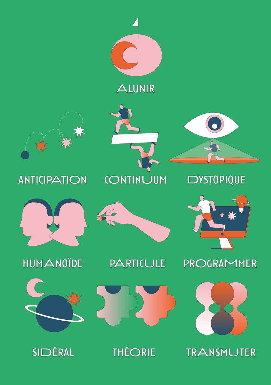 Dis moi dix-mots pour la planète édition 2026: alunir, anticipation, continum, dystopique, humanoide, particule, programmer, sidéral, théorie, transmuter